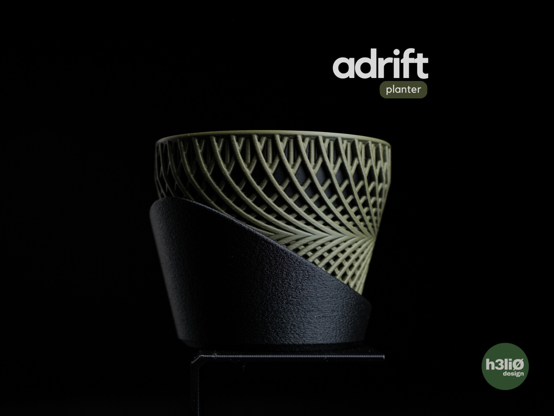 Adrift — Pot à motifs fluides — photographie du créateur — designed by h3li0