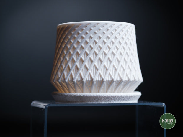 Kairo — Pot à motifs et soucoupe — photographie du créateur — designed by h3li0