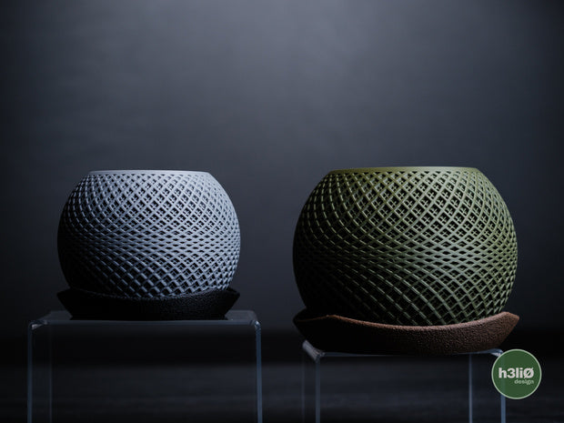Paragon — Pot à soucoupe — photographie du créateur — designed by h3li0