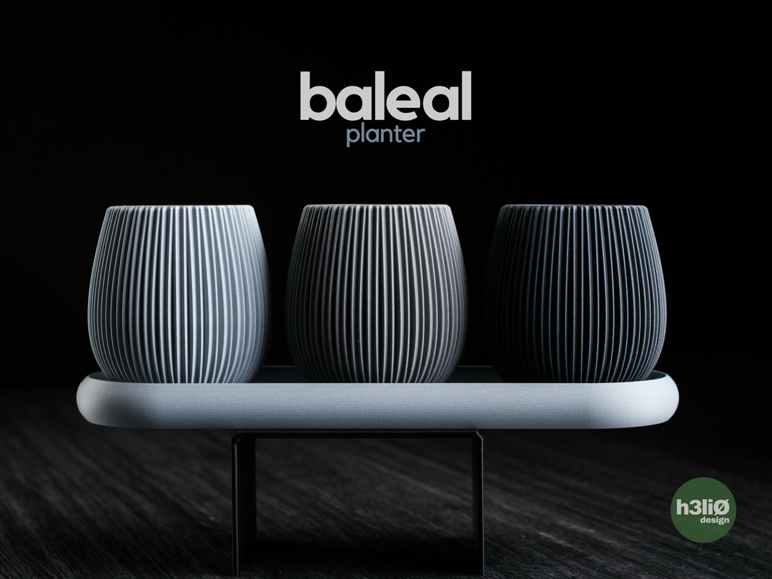 Baleal — Pot avec soucoupe vissée — photographie du créateur — designed by h3li0