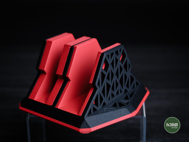 Rift X2 — Support vertical pour deux ordinateurs — photographie du créateur — designed by h3li0