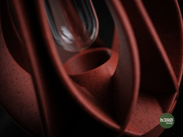Vide — Support de vase pour tube à essai — photographie du créateur — designed by h3li0