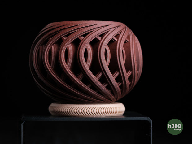Morph — Pot à soucoupe — photographie du créateur — designed by h3li0