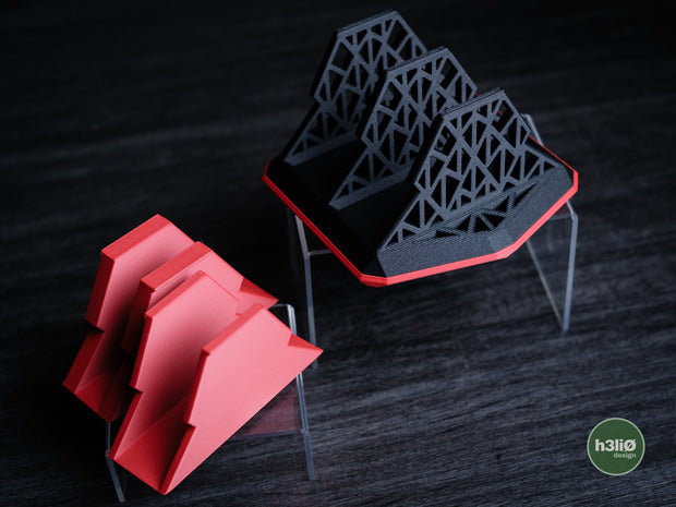 Rift X2 — Support vertical pour deux ordinateurs — photographie du créateur — designed by h3li0