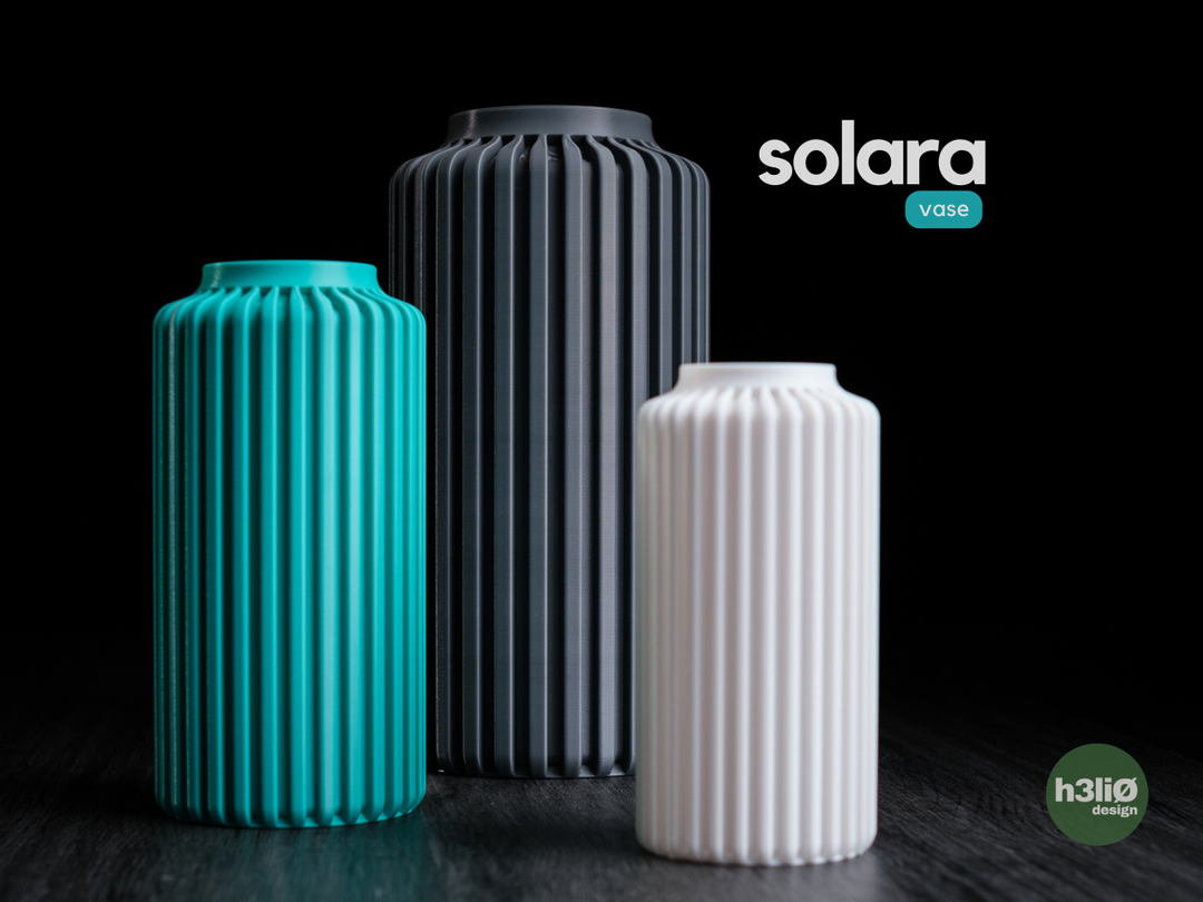 Solara — Vase décoratif — photographie du créateur — designed by h3li0