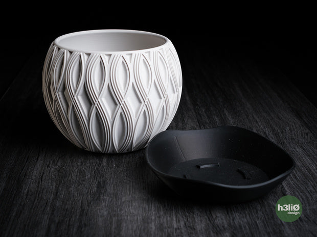 Velar — Pot à soucoupe — photographie du créateur — designed by h3li0