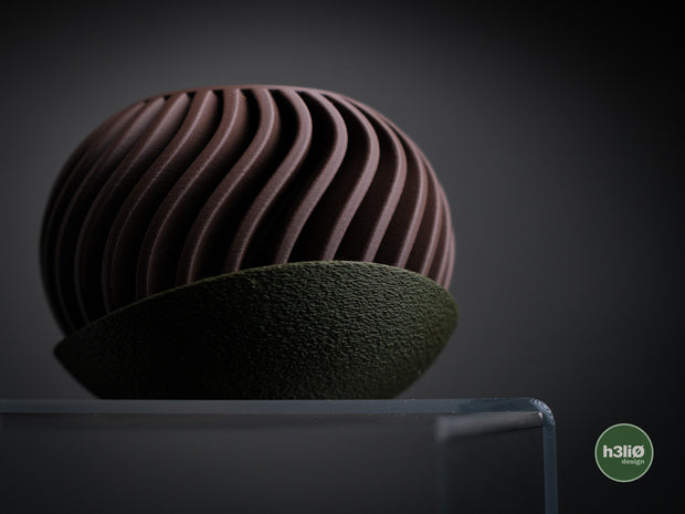 Surge — Pot à soucoupe enveloppante — photographie du créateur — designed by h3li0