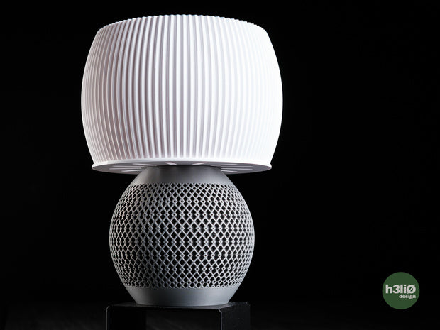Gradiz — Pièces imprimées pour luminaire de table — photographie du créateur — designed by h3li0