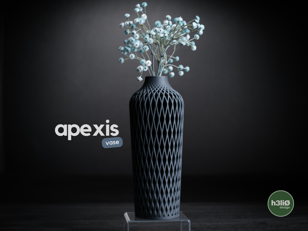 Apexis — Vase décoratif — photographie du créateur — designed by h3li0