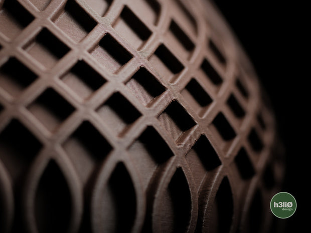 Inflect — Vase décoratif — photographie du créateur — designed by h3li0