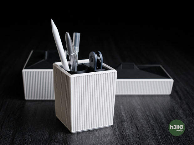 Clarit — Pot à crayons — photographie du créateur — designed by h3li0