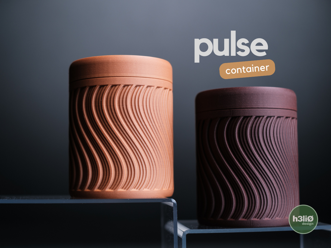 Pulse — Boîte à couvercle rotatif — photographie du créateur — designed by h3li0