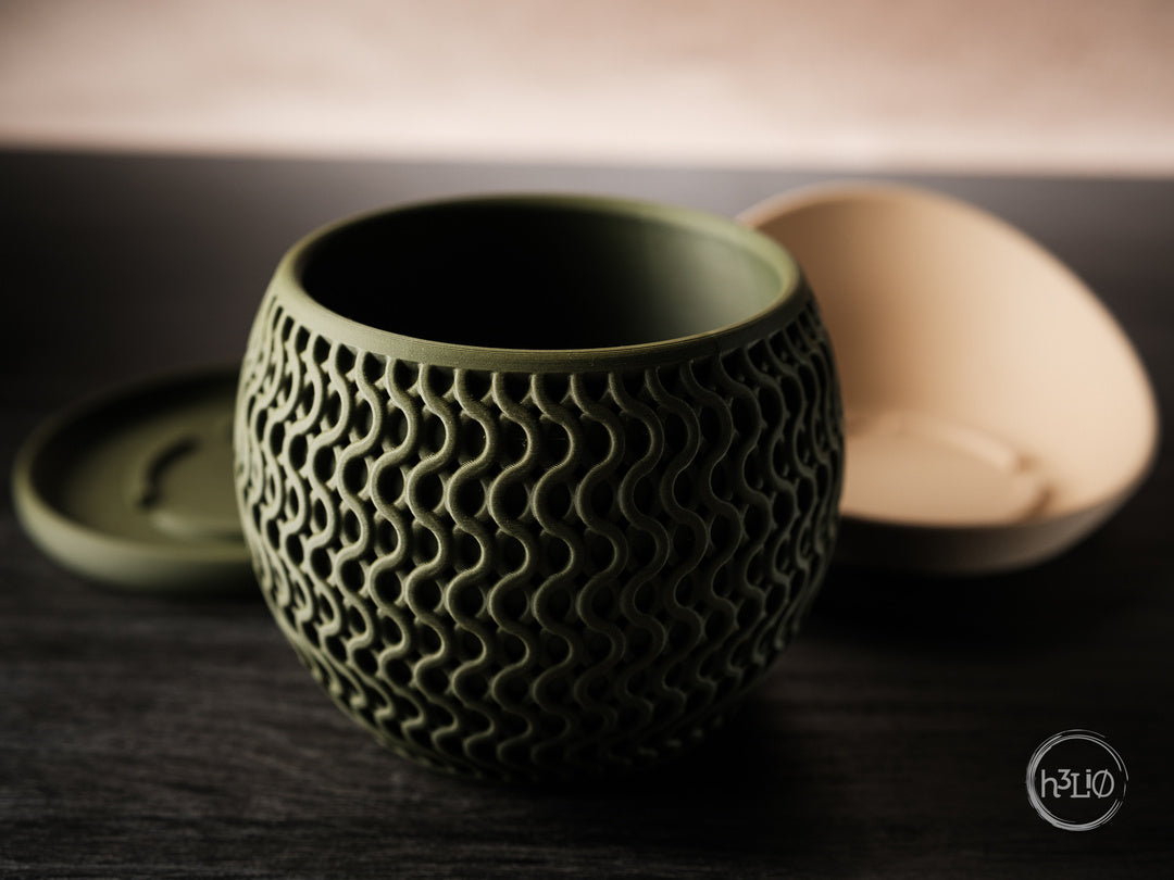 Echo — Pot décoratif — photographie du créateur — designed by h3li0