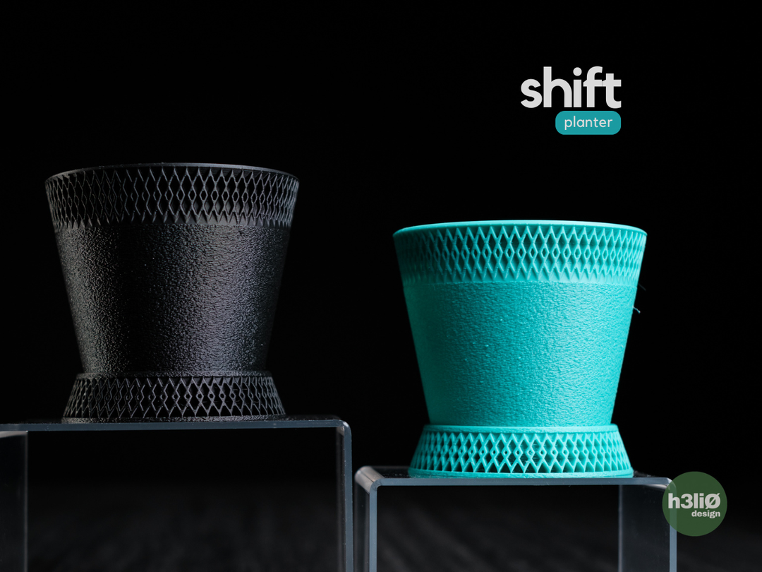 Shift — Pot à soucoupe — photographie du créateur — designed by h3li0