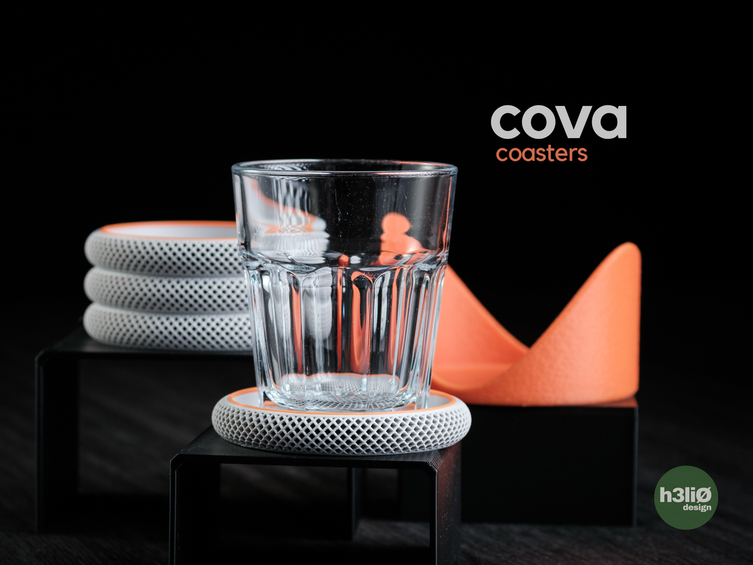 Cova — Dessous de verre — photographie du créateur — designed by h3li0