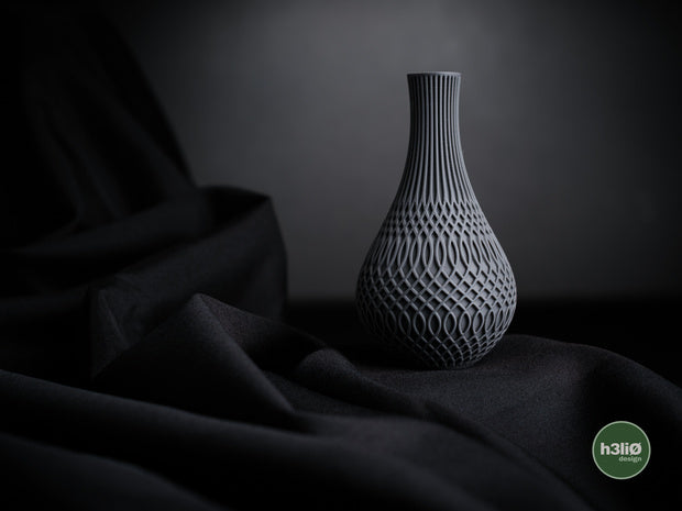 Inflect — Vase décoratif — photographie du créateur — designed by h3li0