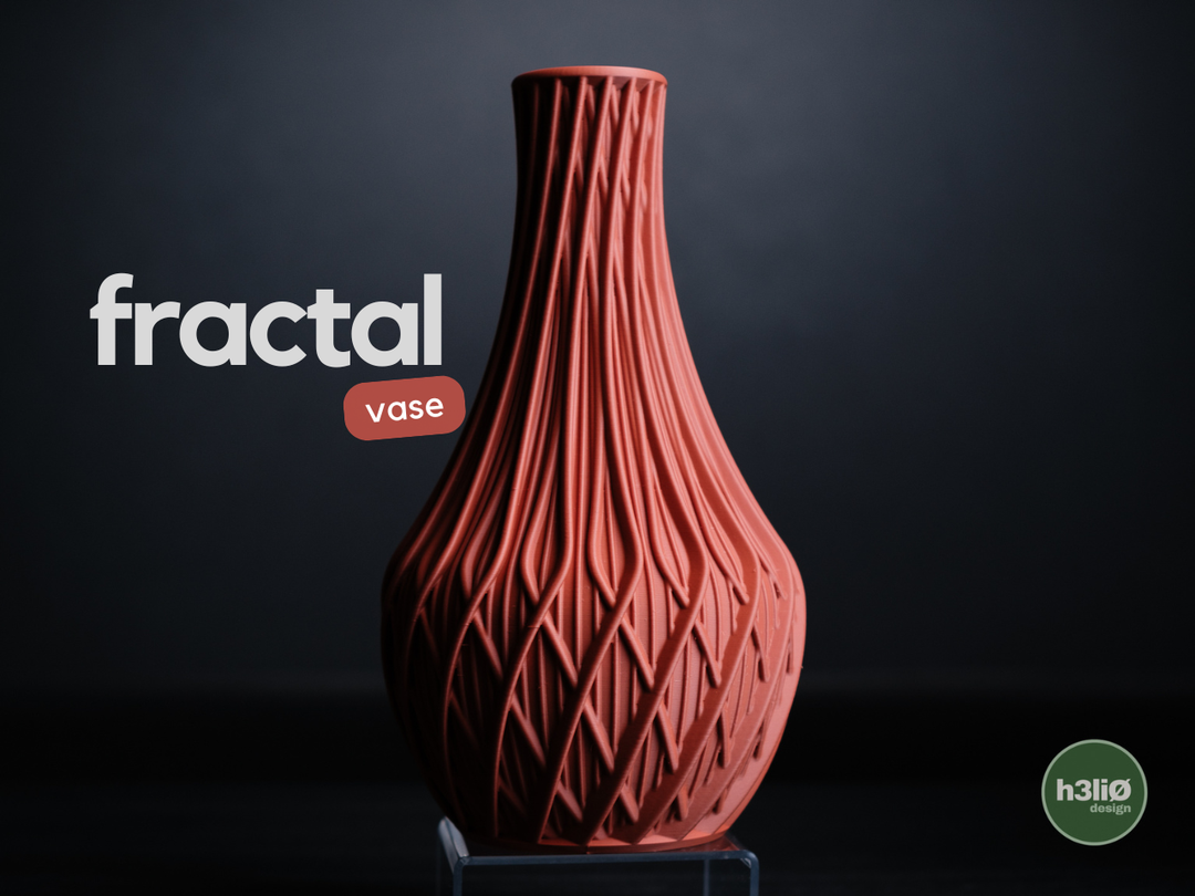 Fractal — Vase décoratif — photographie du créateur — designed by h3li0