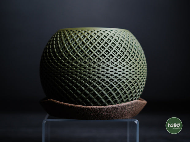 Paragon — Pot à soucoupe — photographie du créateur — designed by h3li0