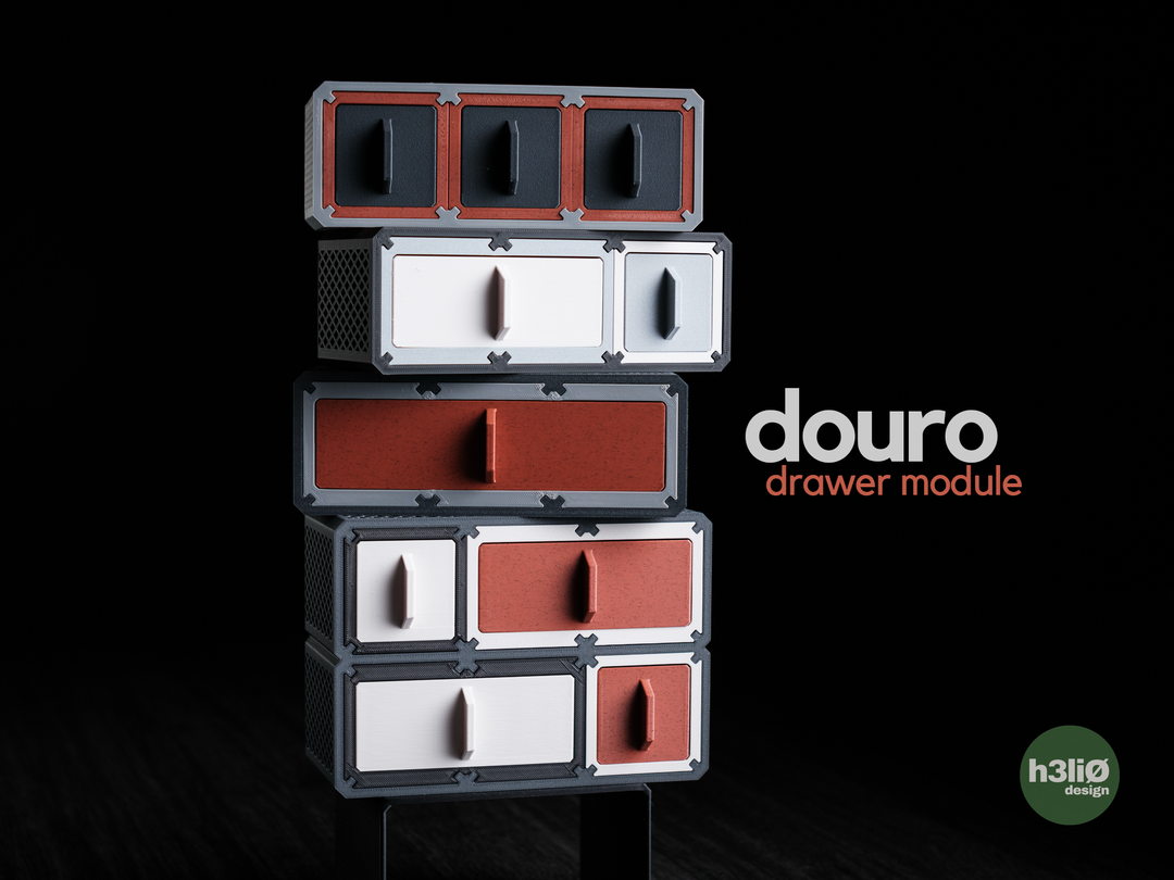 Douro — Module à tiroir — photographie du créateur — designed by h3li0