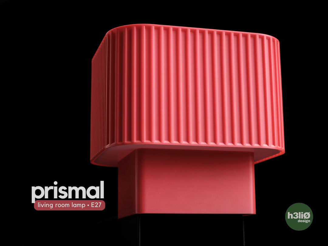 Prismal Living — Pièces imprimées pour luminaire — photographie du créateur — designed by h3li0
