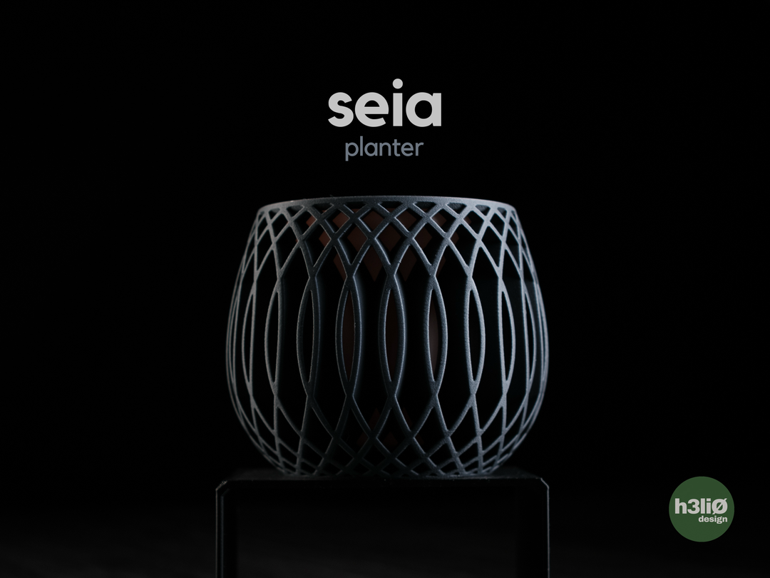 Seia — Pot en treillis avec insert — photographie du créateur — designed by h3li0