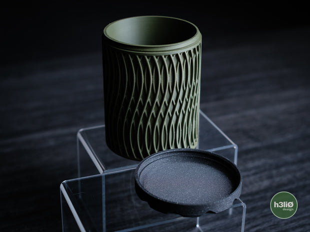 Ruck — Boîte à couvercle vissé — photographie du créateur — designed by h3li0