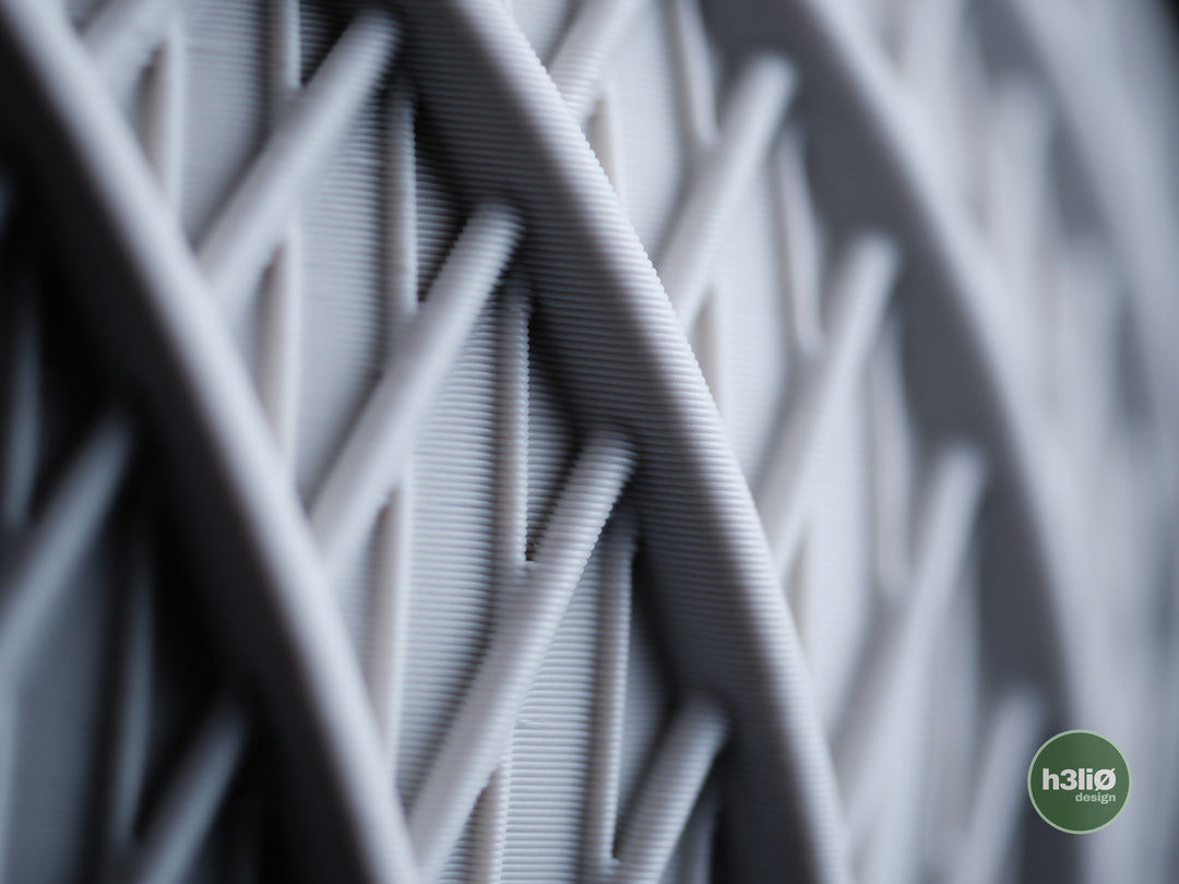 Vortex — Pot à motifs et soucoupe — photographie du créateur — designed by h3li0