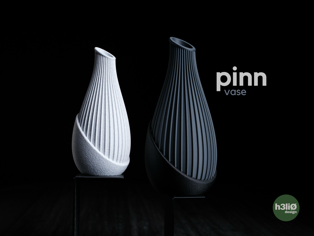 Pinn — Vase décoratif — photographie du créateur — designed by h3li0
