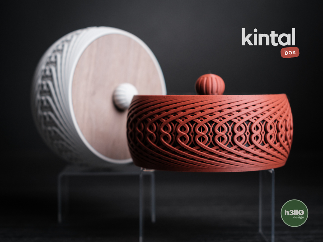 Kintal — Boîte à couvercle — photographie du créateur — designed by h3li0
