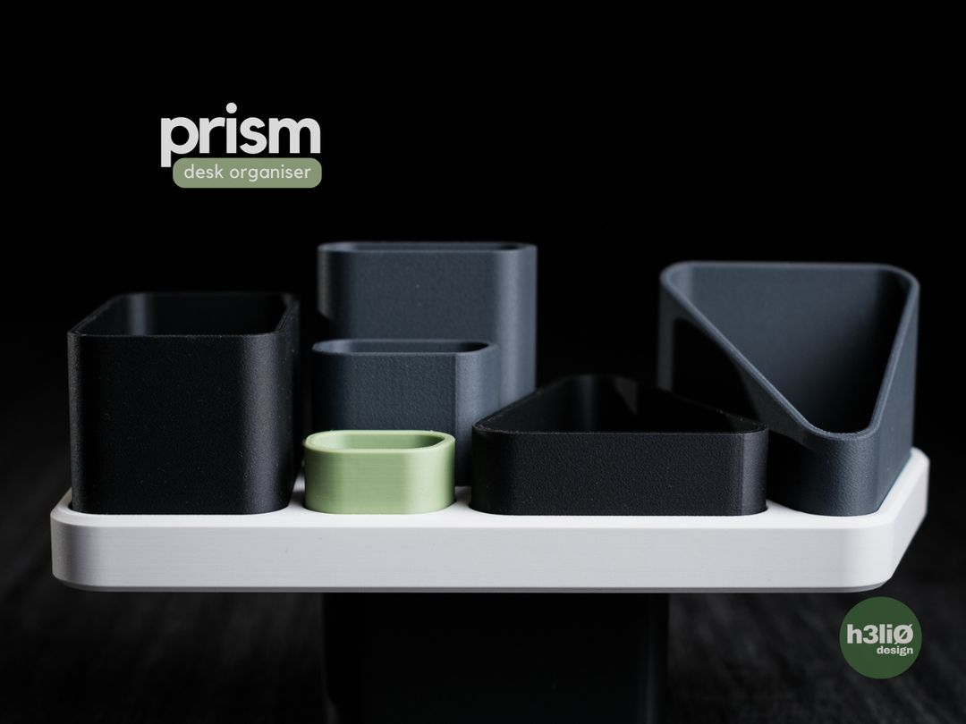 Prism — Organiseur de bureau modulaire — photographie du créateur — designed by h3li0