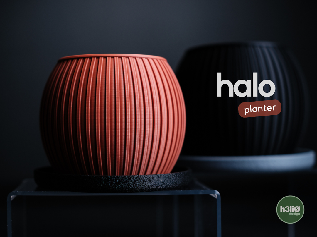 Halo — Pot côtelé à soucoupe — photographie du créateur — designed by h3li0