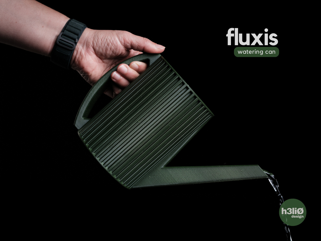 Fluxis — Arrosoir imprimé — photographie du créateur — designed by h3li0