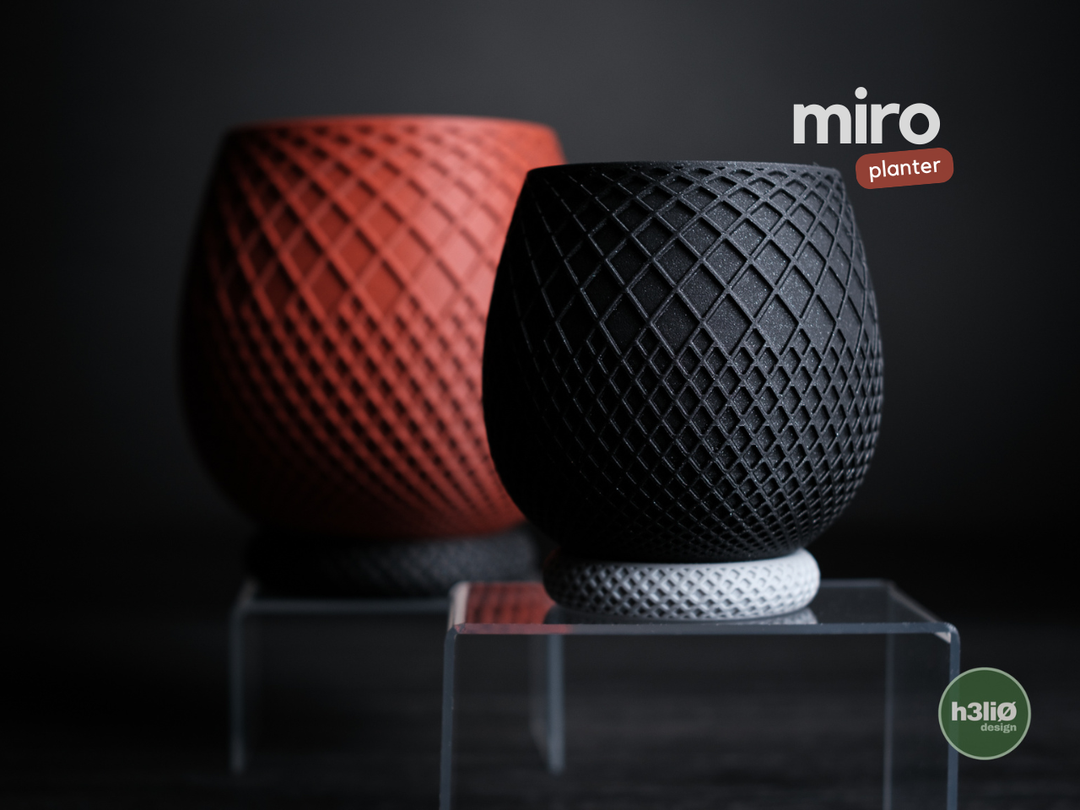 Miro — Pot à soucoupe — photographie du créateur — designed by h3li0