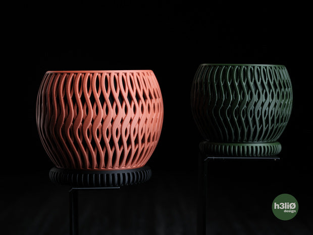 Briosi — Pot décoratif — photographie du créateur — designed by h3li0