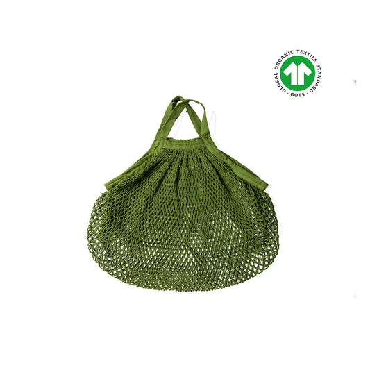 Sac Filet Coton Bio - Vert Cactus