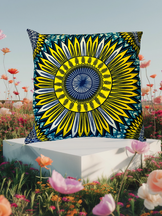 Housse de coussin n°154 - Motif Tournesol 1