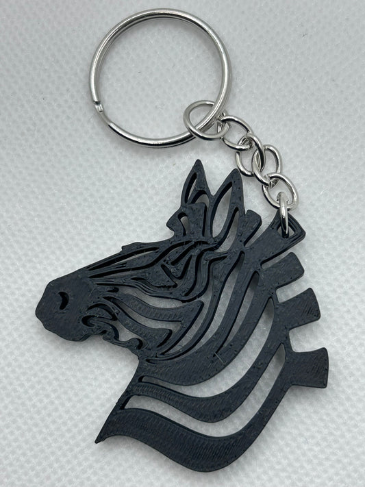 Keyring - Africa Continent Model - Black