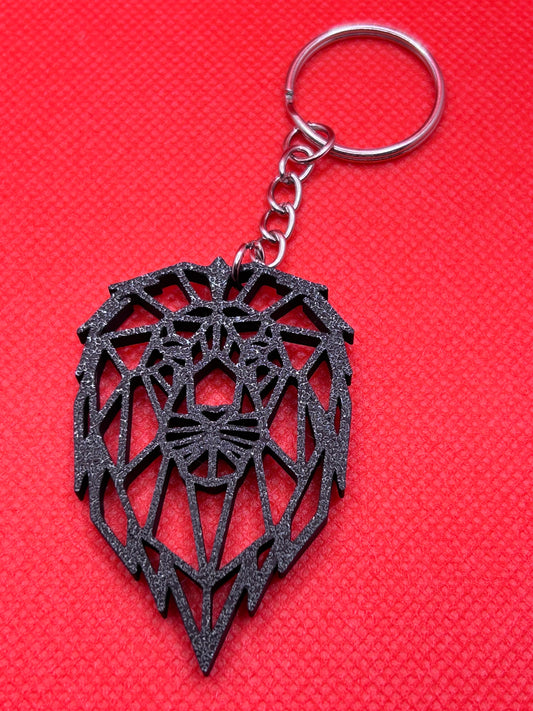 Keyring - Africa Continent Model - Black