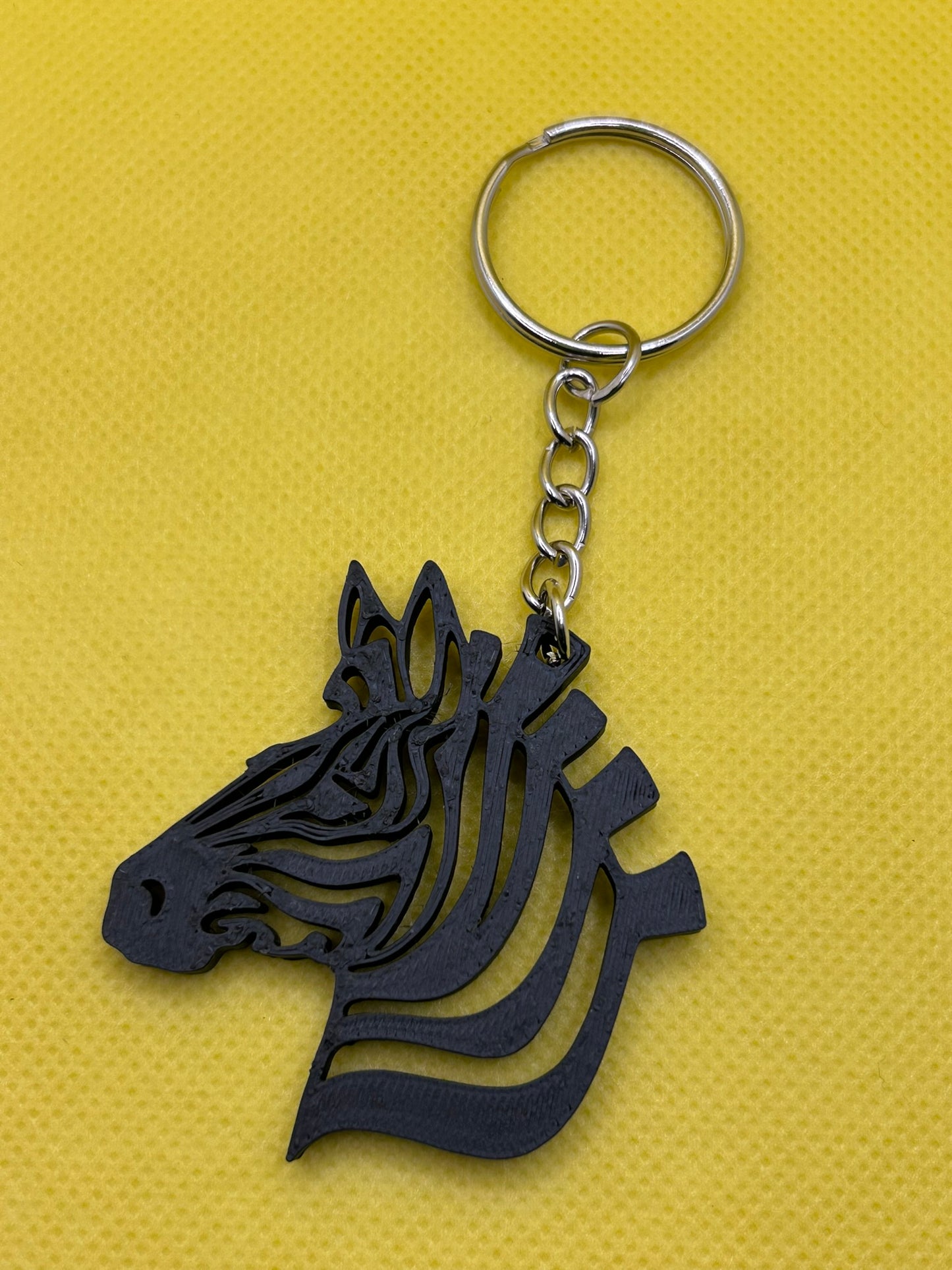 Keyring - Africa Continent Model - Black