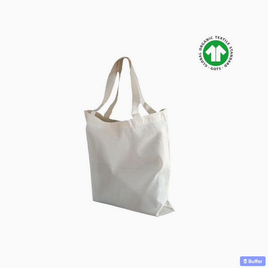 Tote Bag Toile Coton Bio - Anses courtes