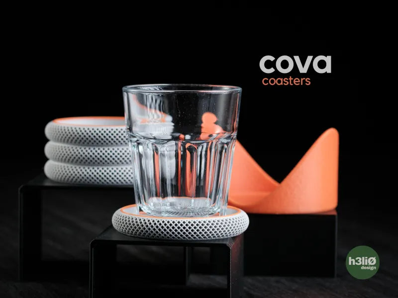 Cova — Dessous de verre — visuel du créateur — designed by h3li0