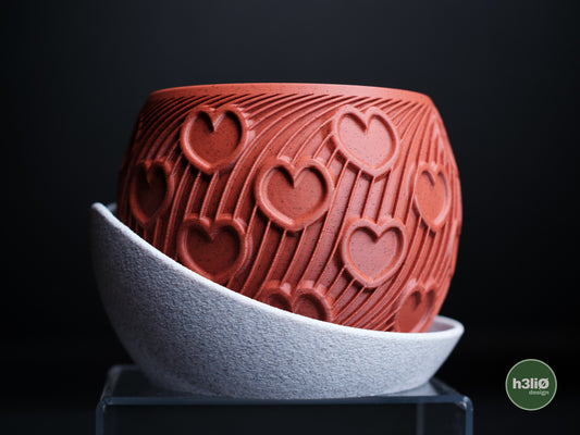 Cuore — Pot décoratif — visuel du créateur — designed by h3li0