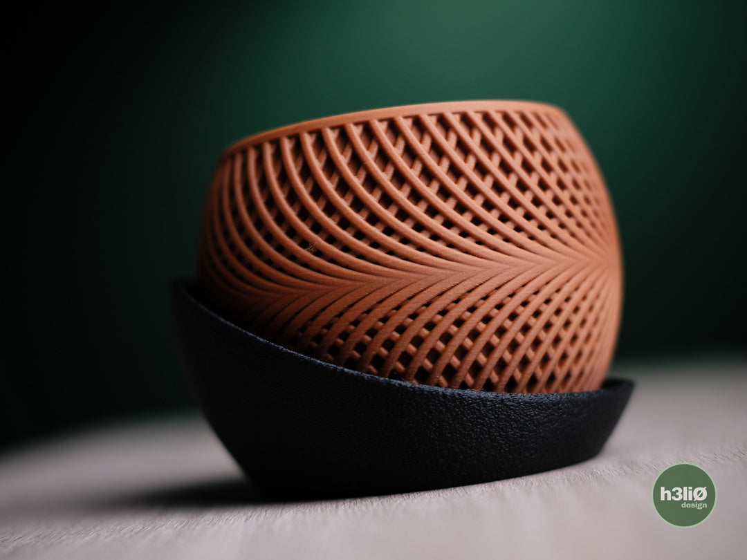 Drift — Pot à soucoupe enveloppante — visuel du créateur — designed by h3li0