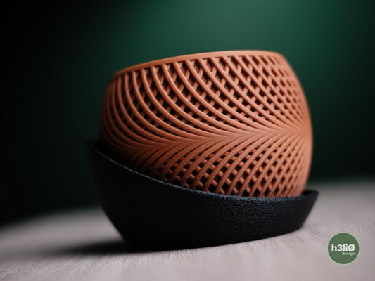 Drift — Pot à soucoupe enveloppante — visuel du créateur — designed by h3li0