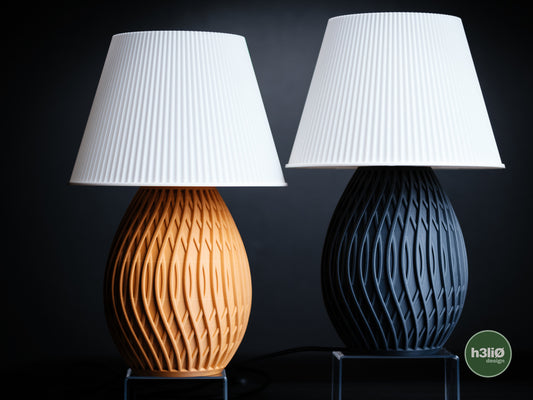 Lucent — Pièces imprimées pour luminaire de table — visuel du créateur — designed by h3li0