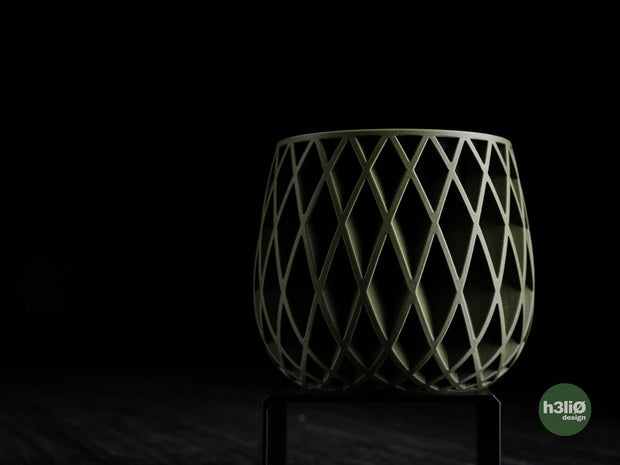Beja — Pot géométrique avec insert — visuel du créateur — designed by h3li0