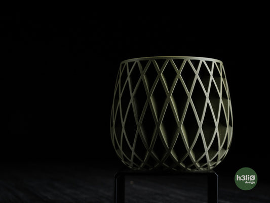 Beja — Pot géométrique avec insert — visuel du créateur — designed by h3li0