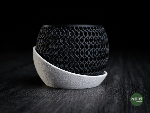 Echo — Pot pour orchidée à soucoupe — visuel du créateur — designed by h3li0