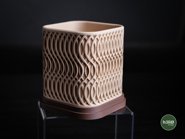 Glowtide — Pot à soucoupe — visuel du créateur — designed by h3li0
