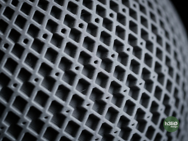 Gradiz — Pièces imprimées pour luminaire de table — visuel du créateur — designed by h3li0